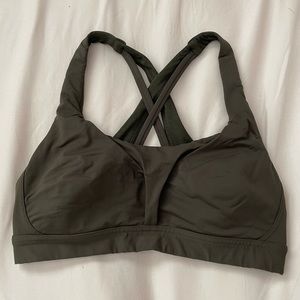 Lululemon Sports Bra Energy Olive